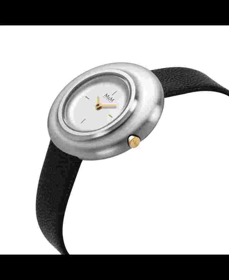 M&M Women Quartz Casual Watch Classic Dress Ivory Dial Waterproof Round Fashion