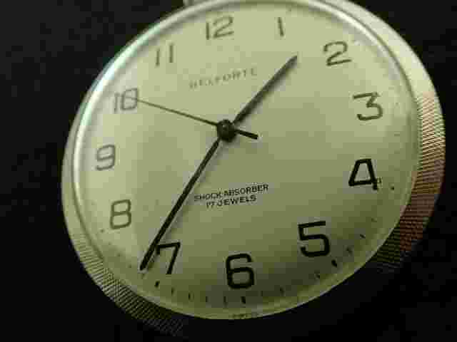 VINTAGE BELFORTE POCKET WATCH KEEPING TIME