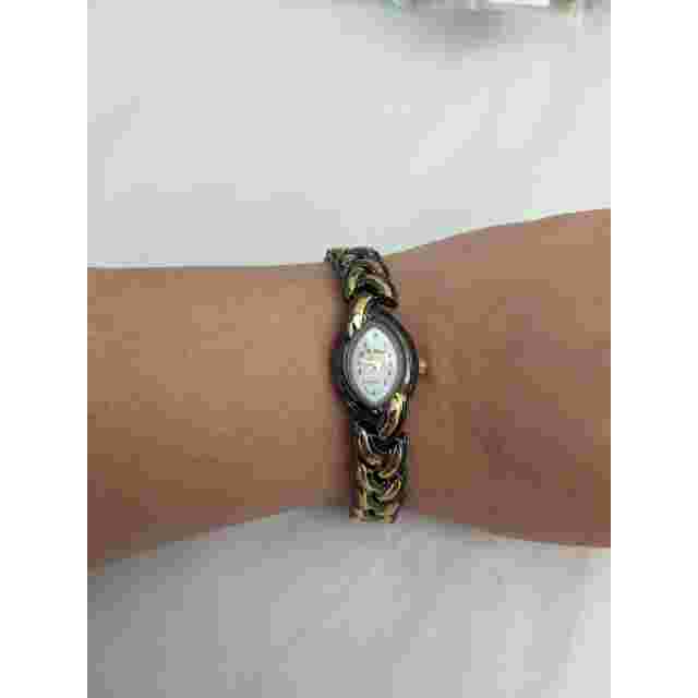 Le Baron Black and Gold Tone Women's Watch Not Working