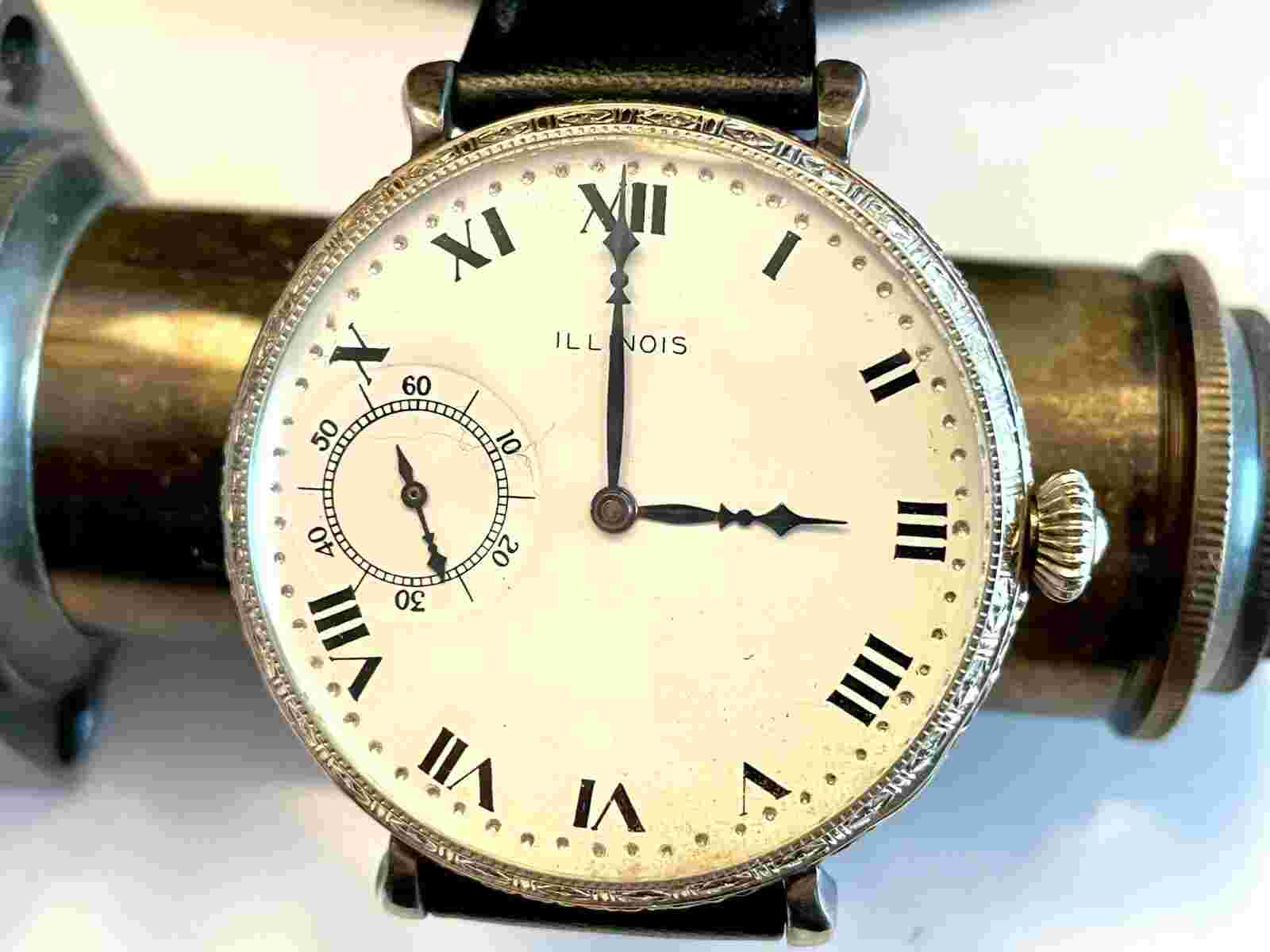 1920s Illinois manual vintage watch