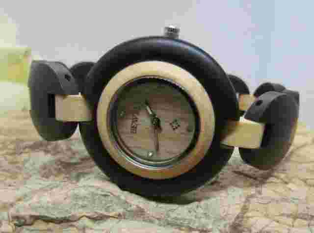 Women's BEWELL New Natural Wood Watches Japan Movt Quartz Wood Watch New BATTERY