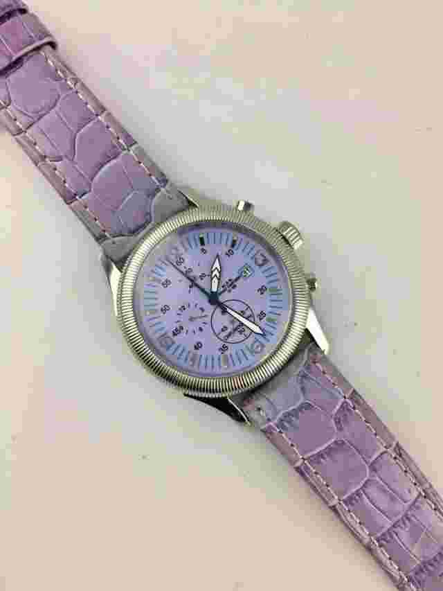 Watch M.&.M. First Emporio Men Quartz Chrono Used 47 mm Screw Crown
