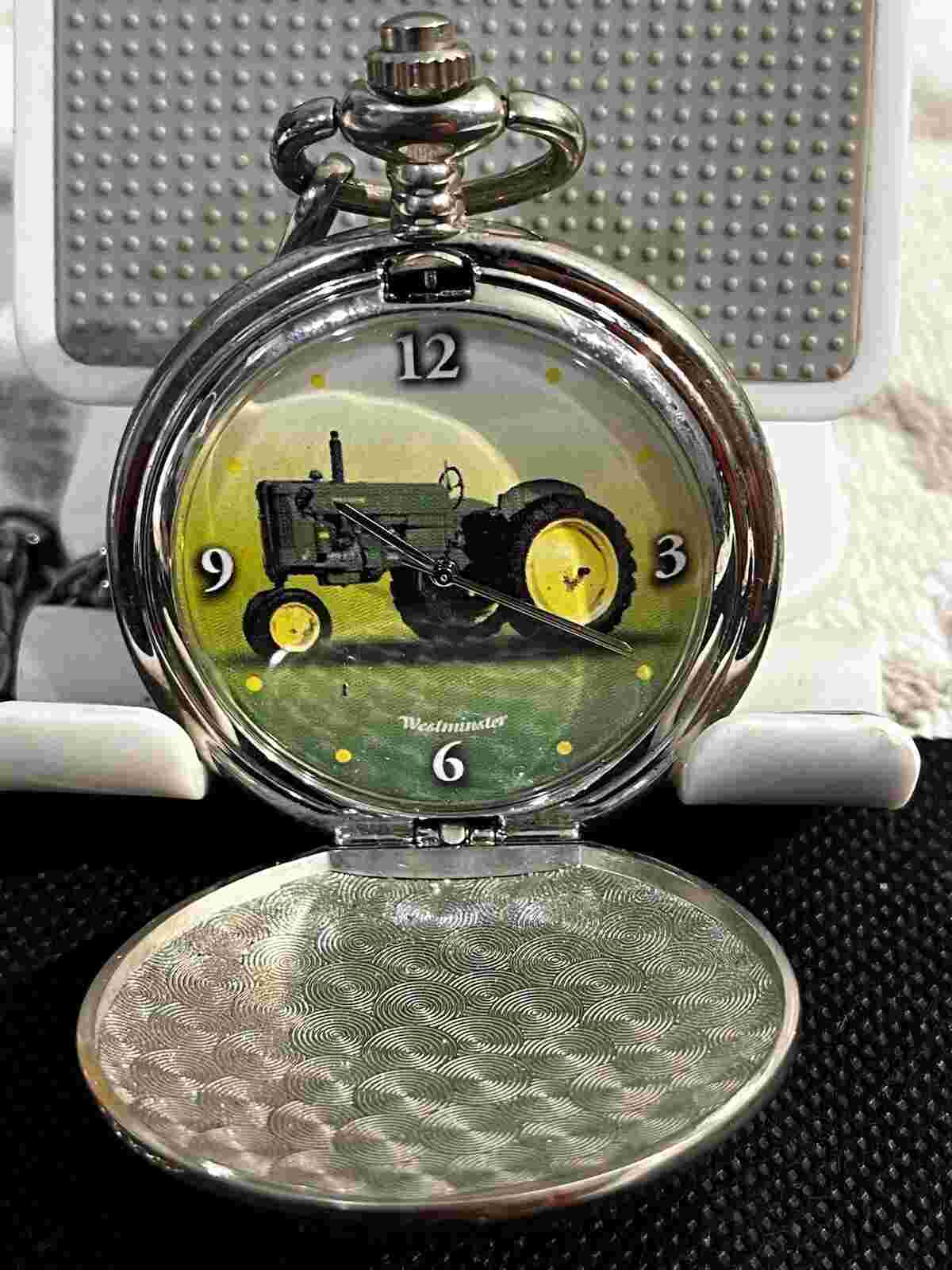 John Deere 40 Series Pocket Watch Exclusive Edition Avon Needs Battery