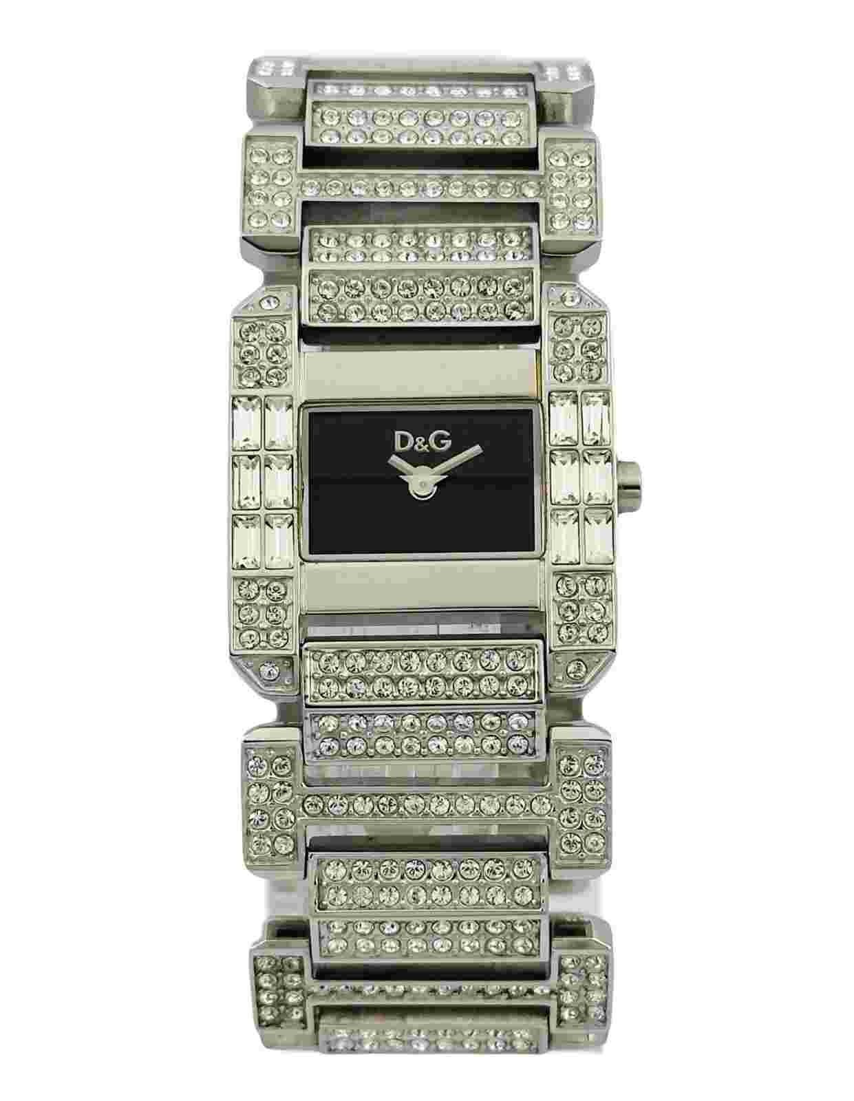 D&G DW0218 Ladies 'Royal' Stainless Steel Bracelet with Stones Crystals Watch