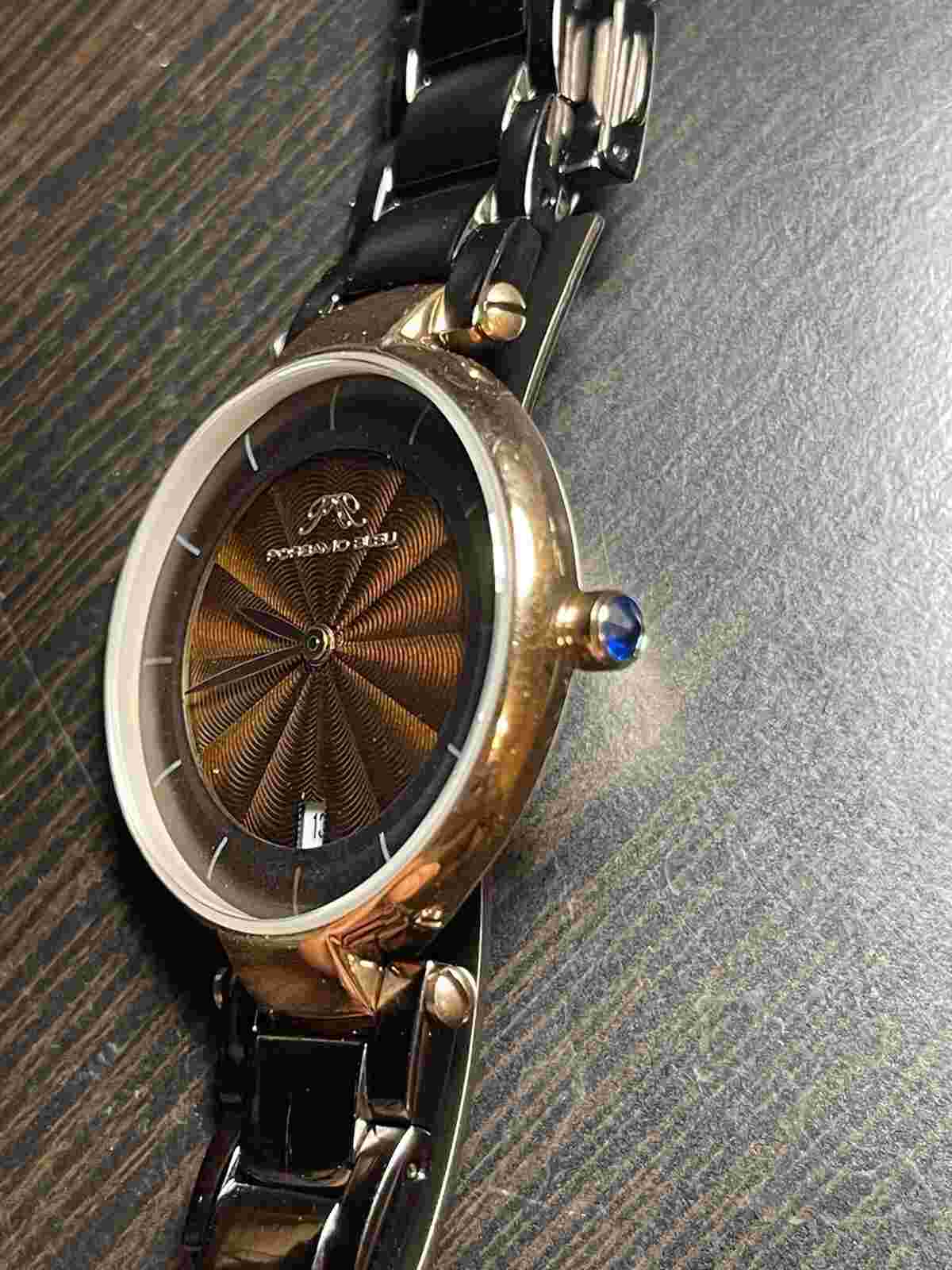 Porsamo Bleu Madison Women’s Guilloche Watch 1152C101