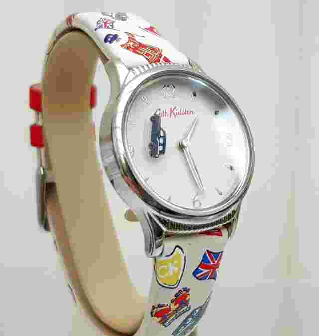 New CATH KIDSTON Ladies Watch Rotating Black Cab England  London Taxi  RRP £79!