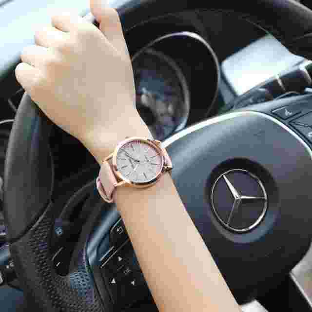 Women Fashion watches new yolako womens simplicity casual leather Band watch
