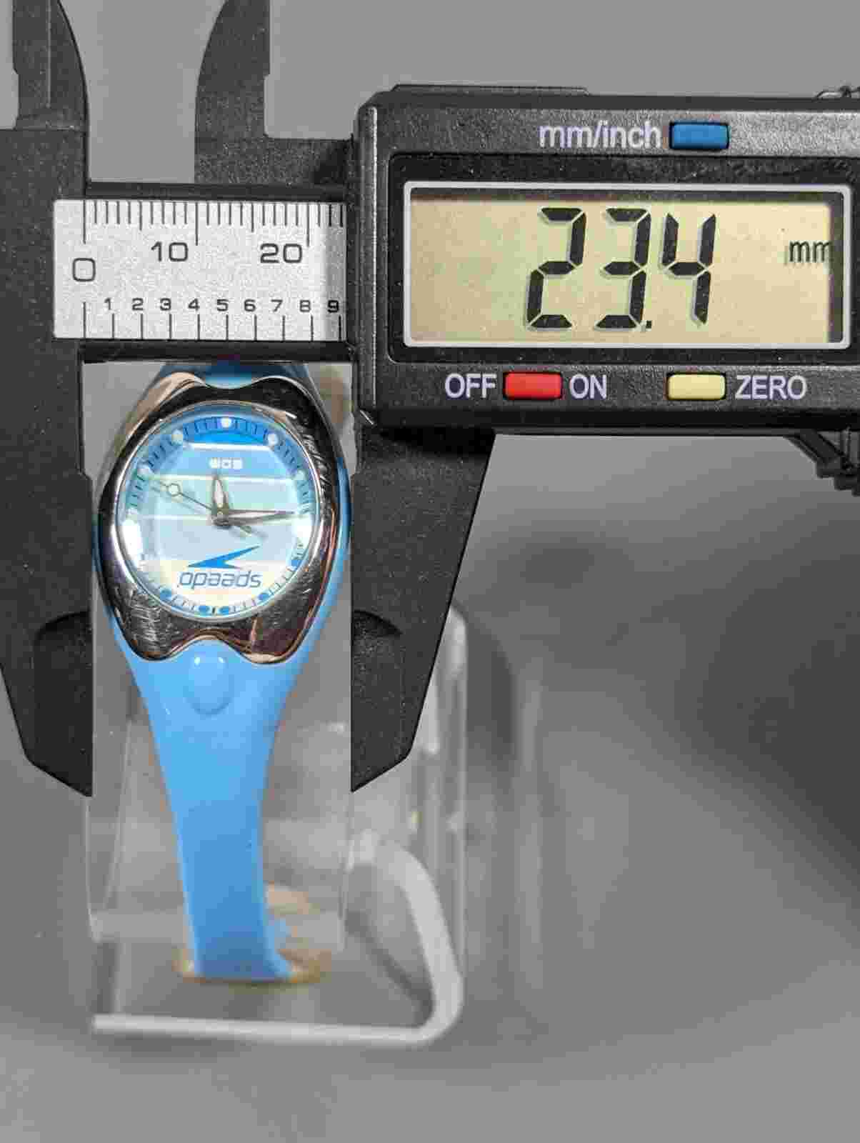 Speedo Blue Dial Oval Case Open Cuff Bracelet Band Watch