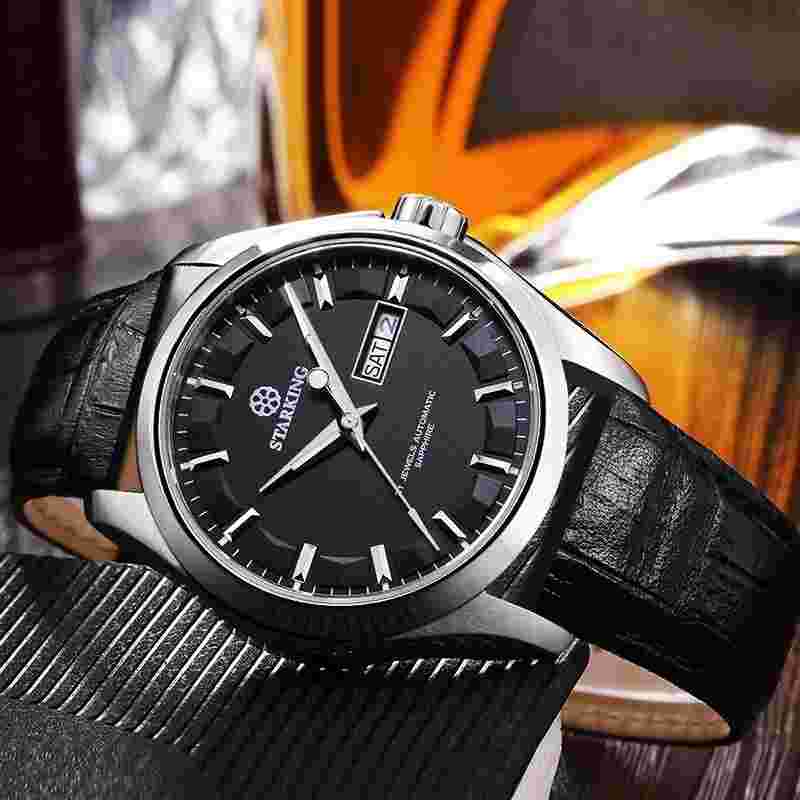 Starking AM0151 Automatic Watch Miyota 8205 Sapphire Crystal Day Date