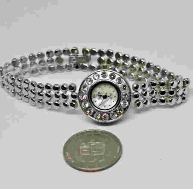 NEW FIGARO COUTURE WATCH CRYSTALS MPDIAL 25MM LADIES QUARTZ