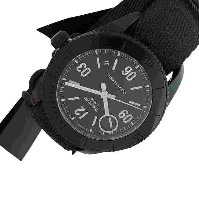 Wristwatch USED TOM FORD TF0120248283 N.002 Ocean Plastic Sports Men automatic