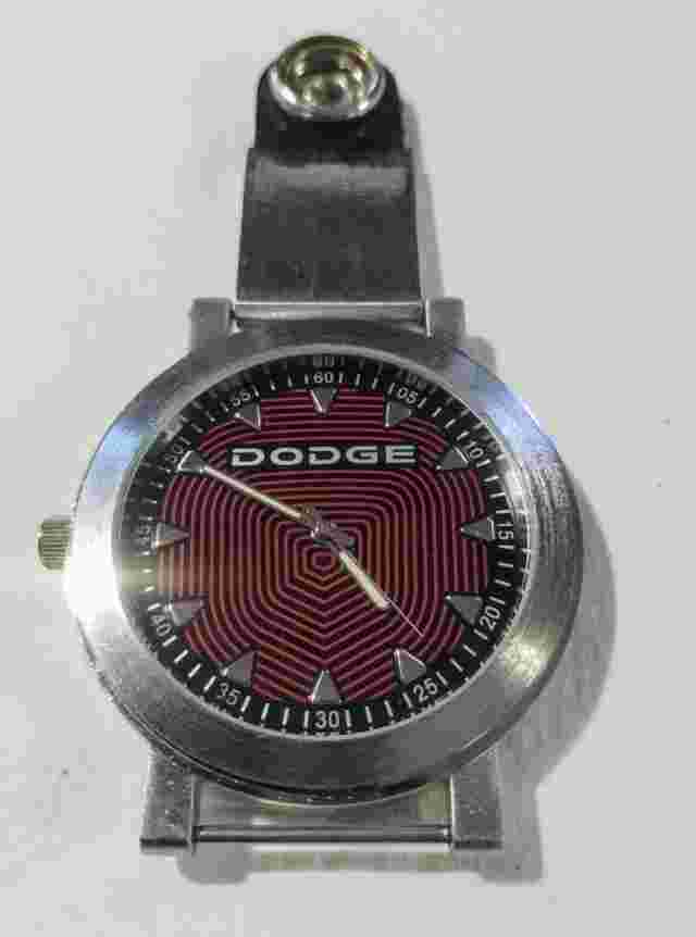 Dodge Watch With Leather Belt Loop Holster Fob Mopar