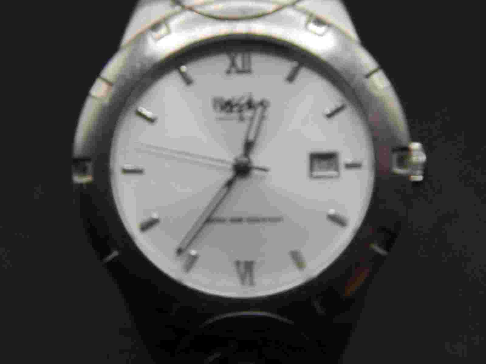 Mossimo Mens Stainless Steel Watch - Serviced - Works Perfect