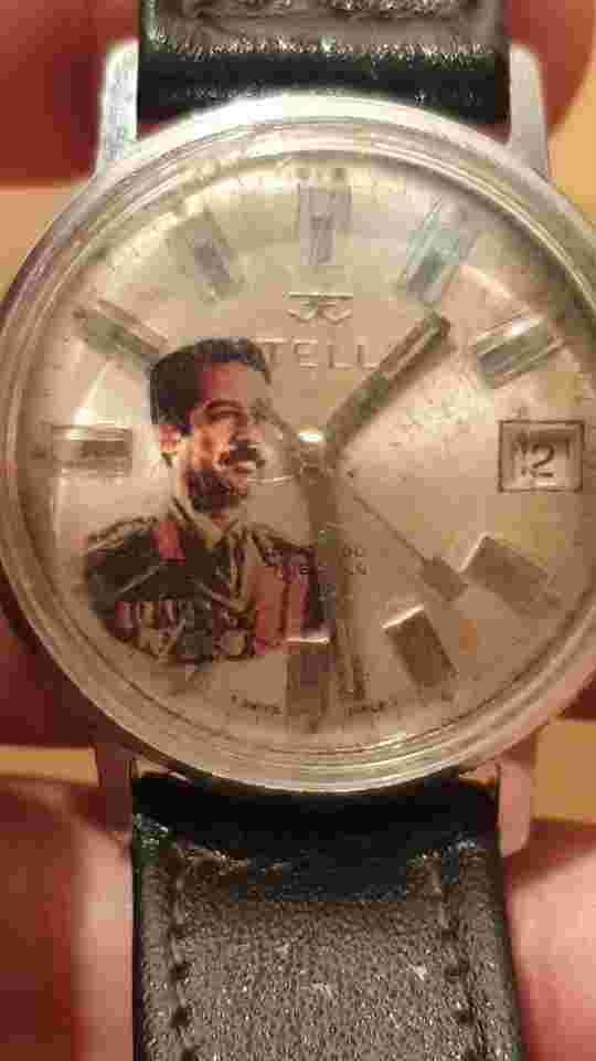 1980'S SADDAM HUSSIEN PRESIDENT WATCH SPECIAL MEMORIAL RARE TELL