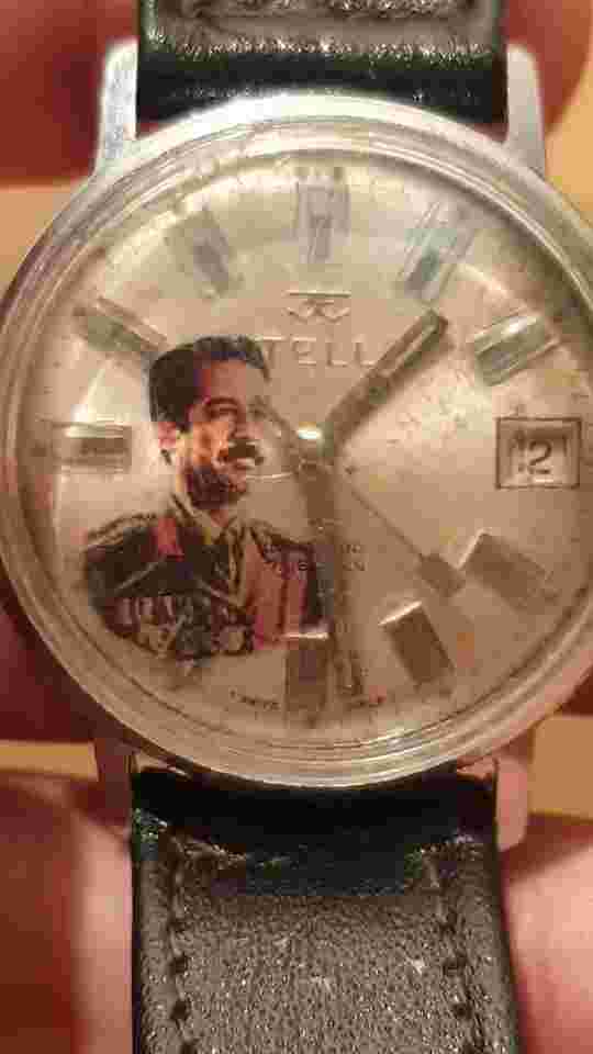 1980'S SADDAM HUSSIEN PRESIDENT WATCH SPECIAL MEMORIAL RARE TELL