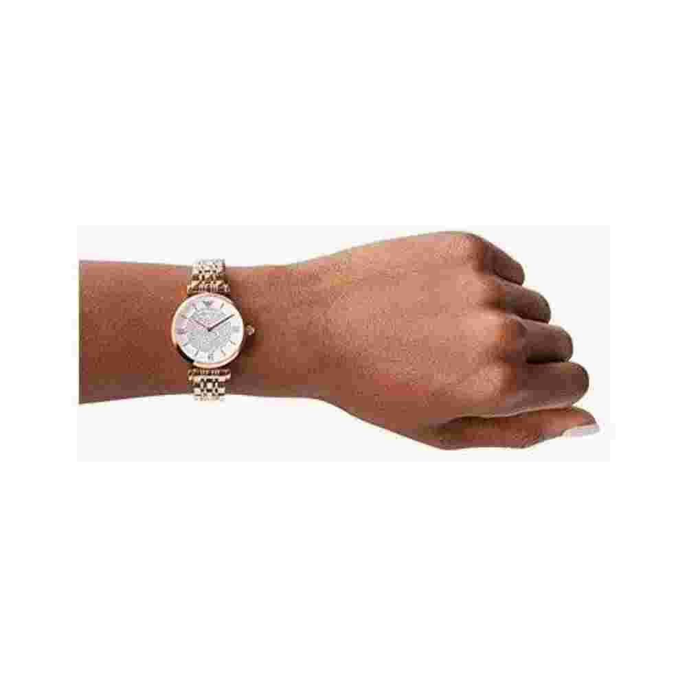 Emporio Armani Men's Stainless Steel Quartz Watch Mod. AR11244 - Silver Elegance
