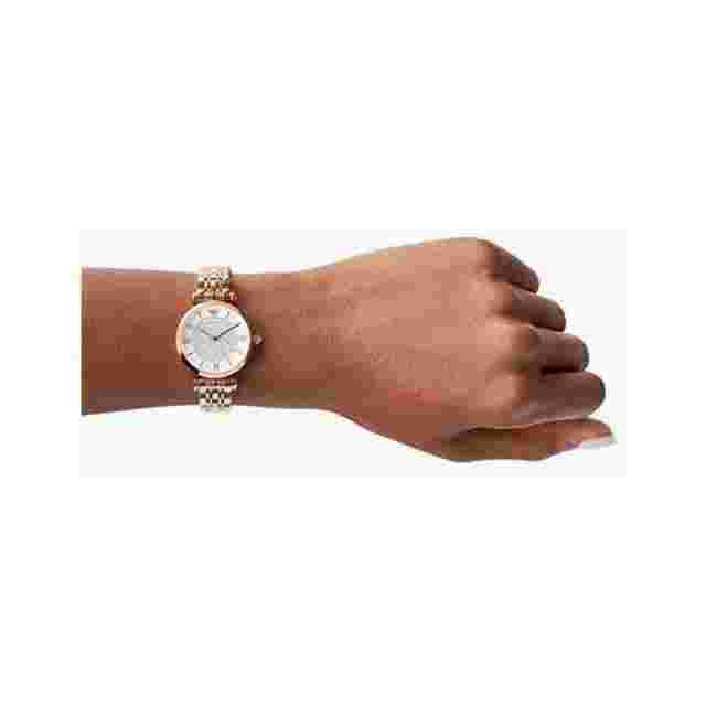 Emporio Armani Men's Stainless Steel Quartz Watch Mod. AR11244 - Silver Elegance