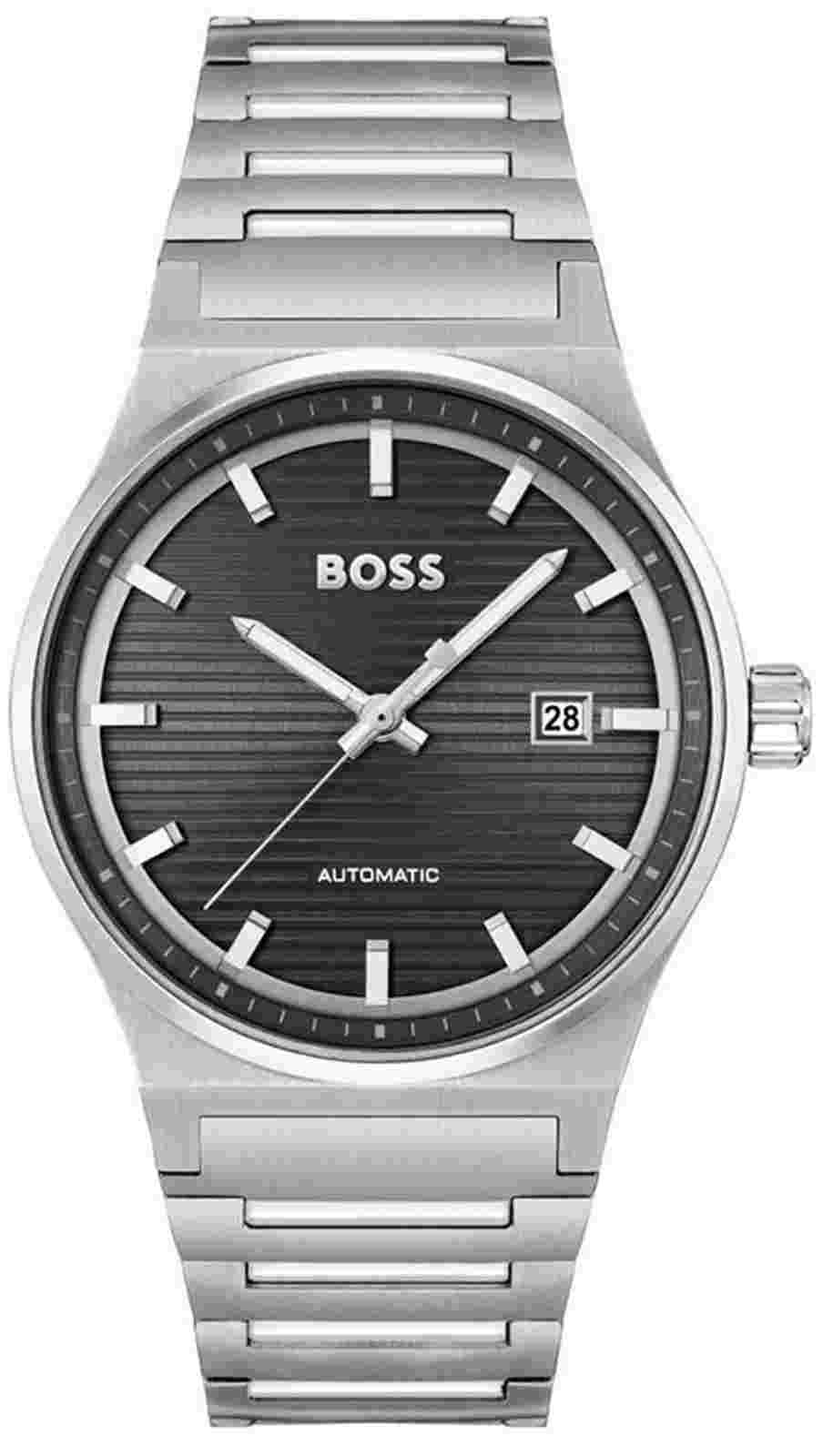 BOSS Candor Stainless Steel Black Dial 1514117 Date Watch