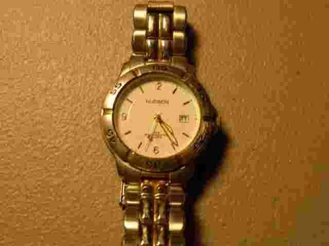 Hudson Stainless Steel Back Japan Movement LA-14 1ATM Water Resistant Watch