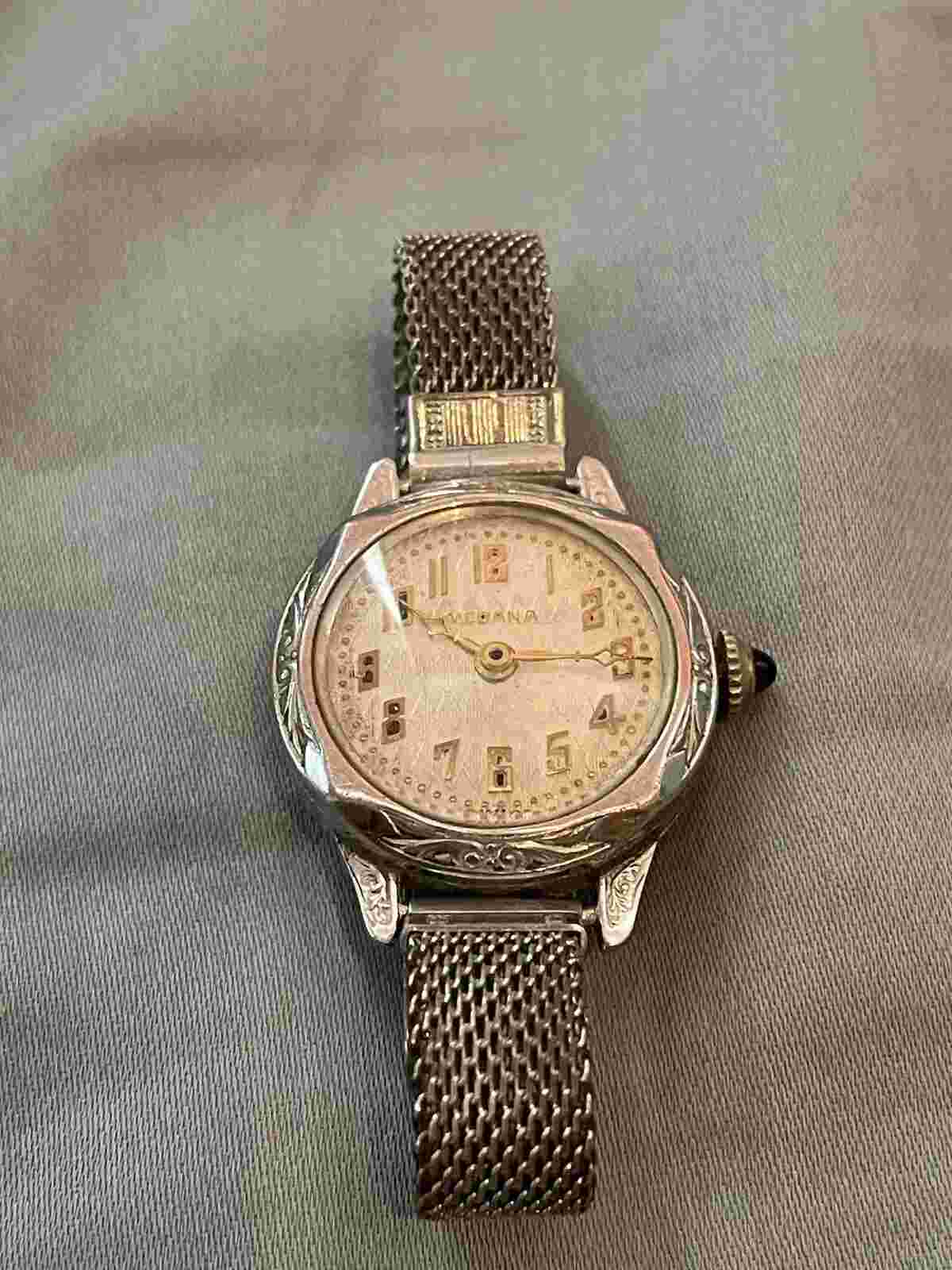 Vintage Medana Art Deco Watch For Repair