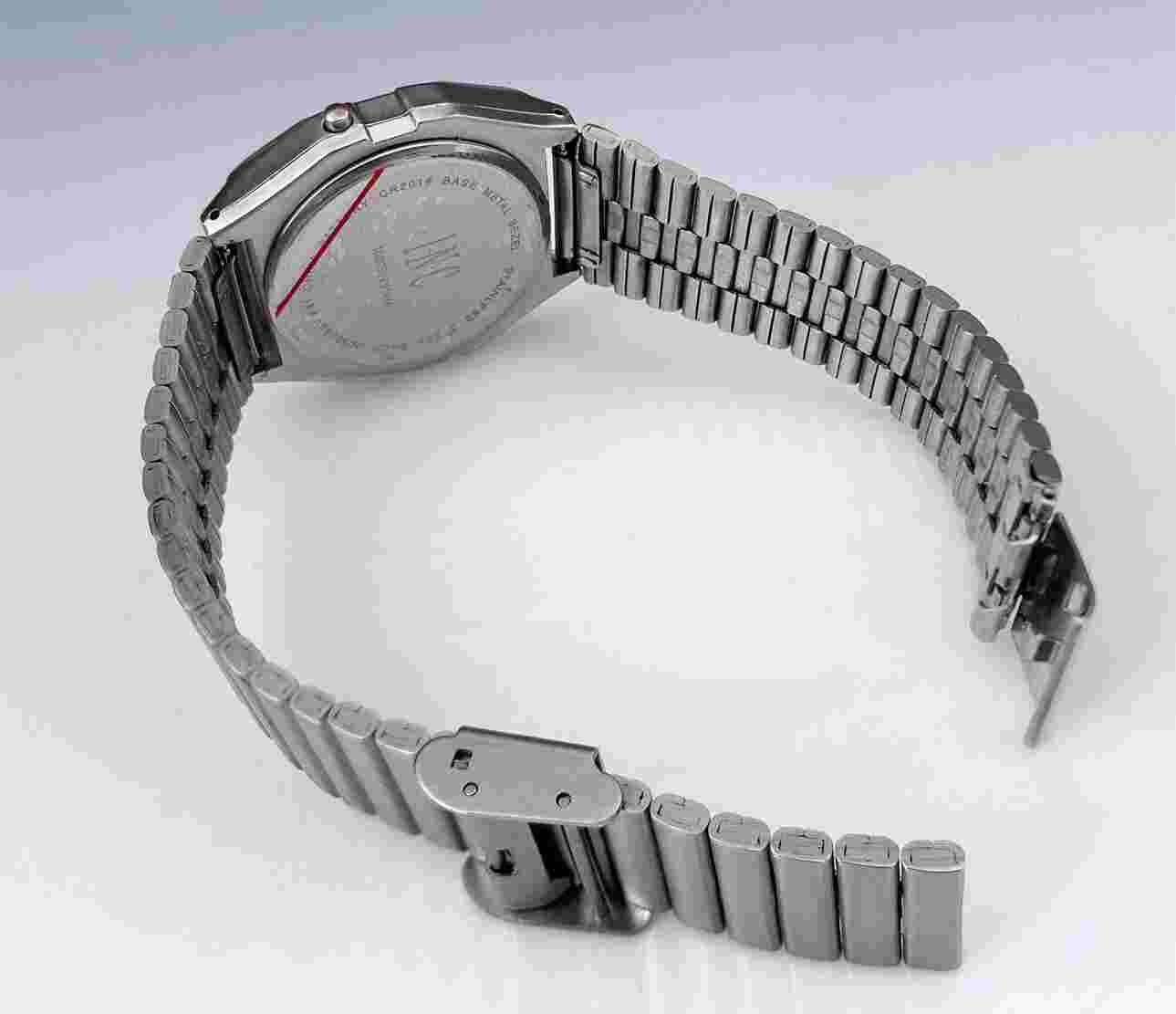 INC International Concepts Women's Stainless Steel Retro Style Digital WATCH