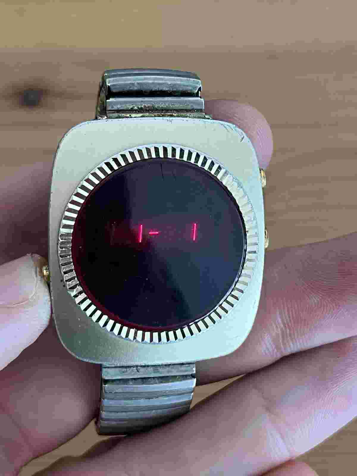 Vintage Mercury Chronograp LED Watch. New Batteries