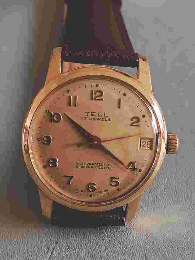 TELL 17 JEWELS SHOCK AND WATER PROOF WATCH