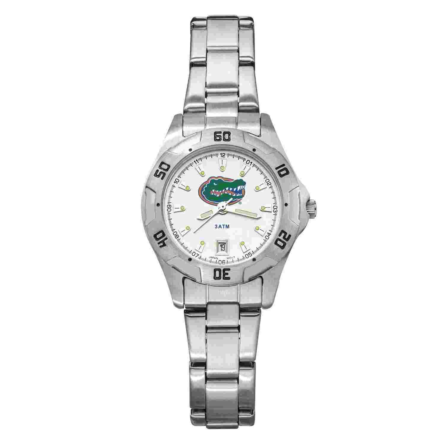 University of Florida All-pro Womens Chrome Watch W/bracelet by LogoArt