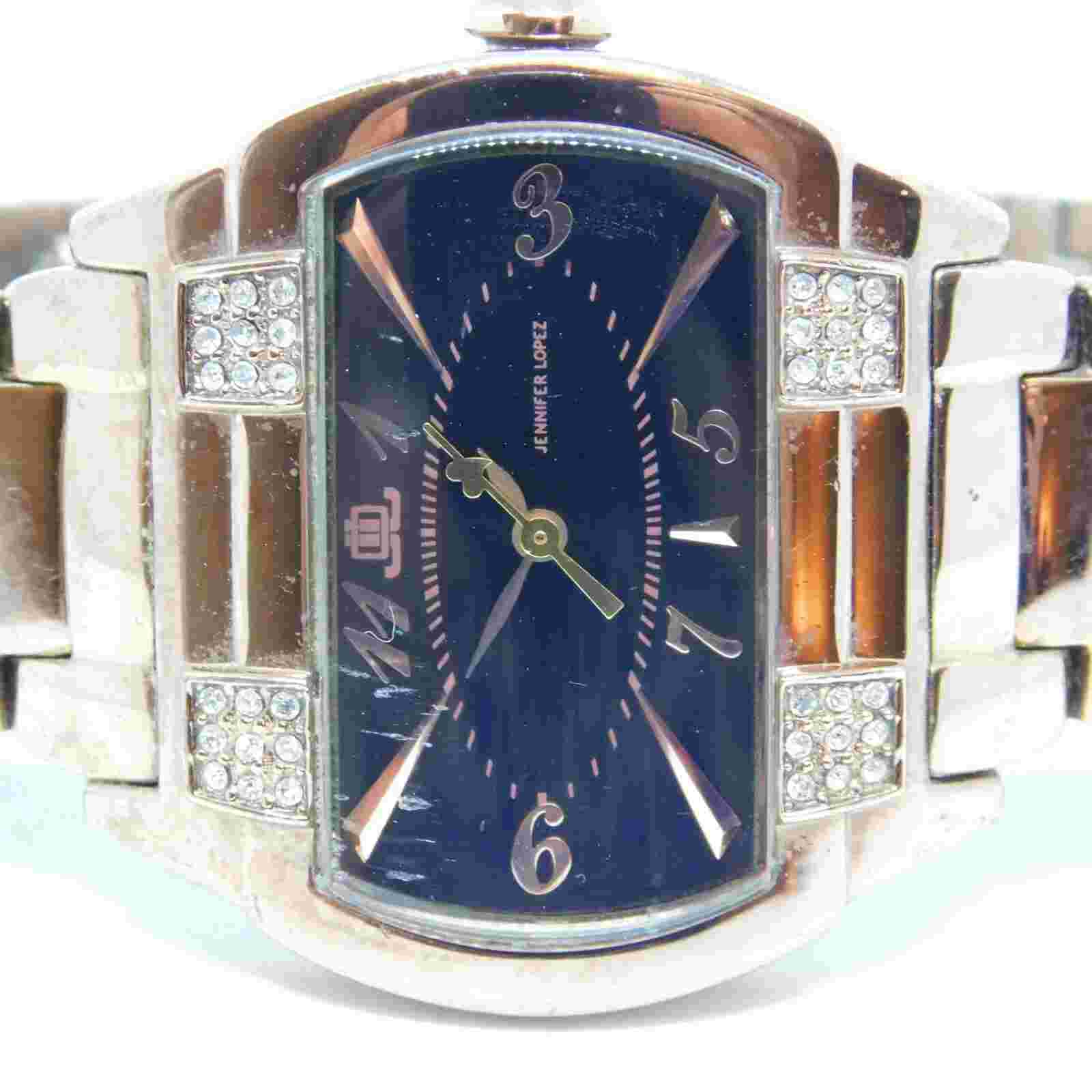 JLO Jennifer Lopez JL/2036 Rose Gold Tone Quartz Analog Ladies Watch Sz. 6 3/4"