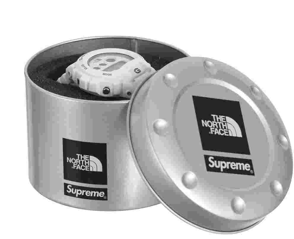 SUPREME® x The North Face®  x  G-Shock Watch White NEW IN BOX