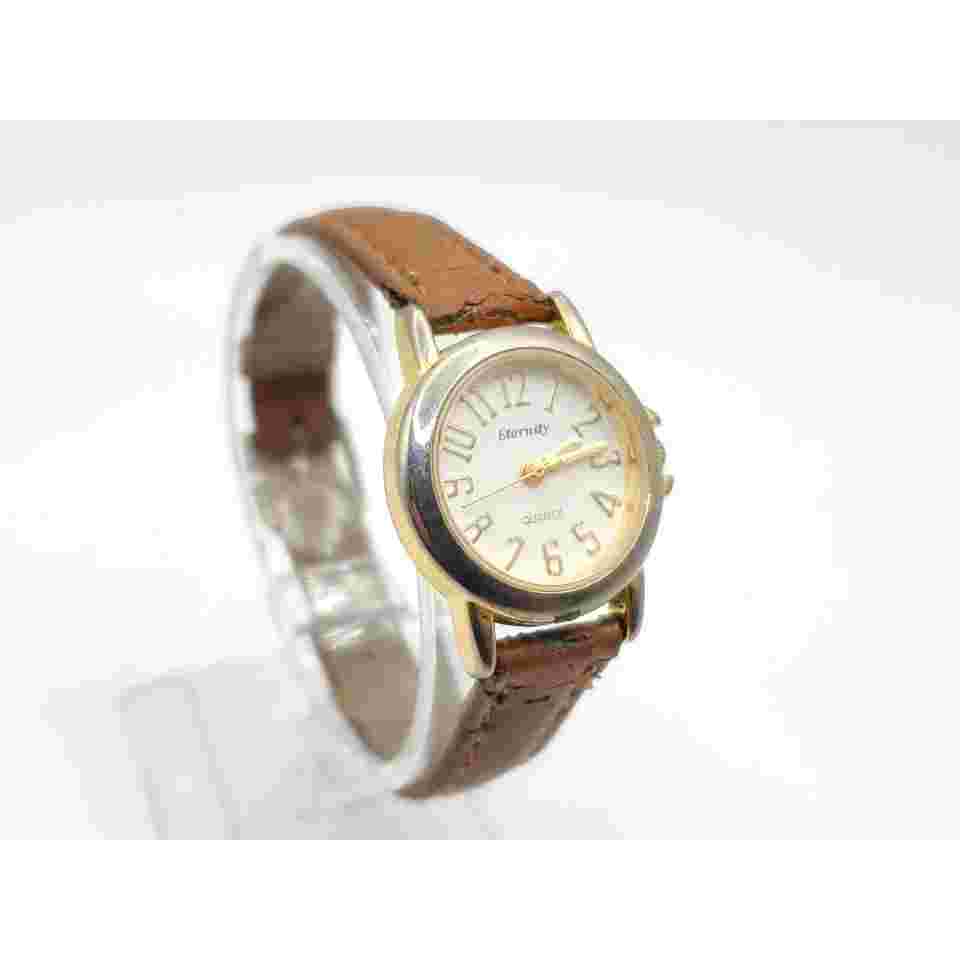 Eternity Watch Women New Battery Gold Tone 23mm