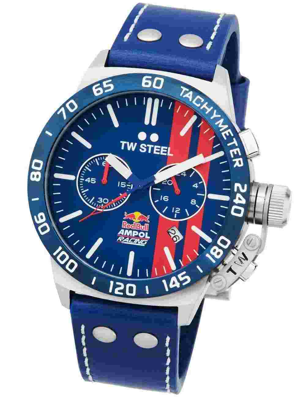 TW-Steel CS122 Mens Watch Red Bull Ampol Racing Chronograph 45mm 10ATM