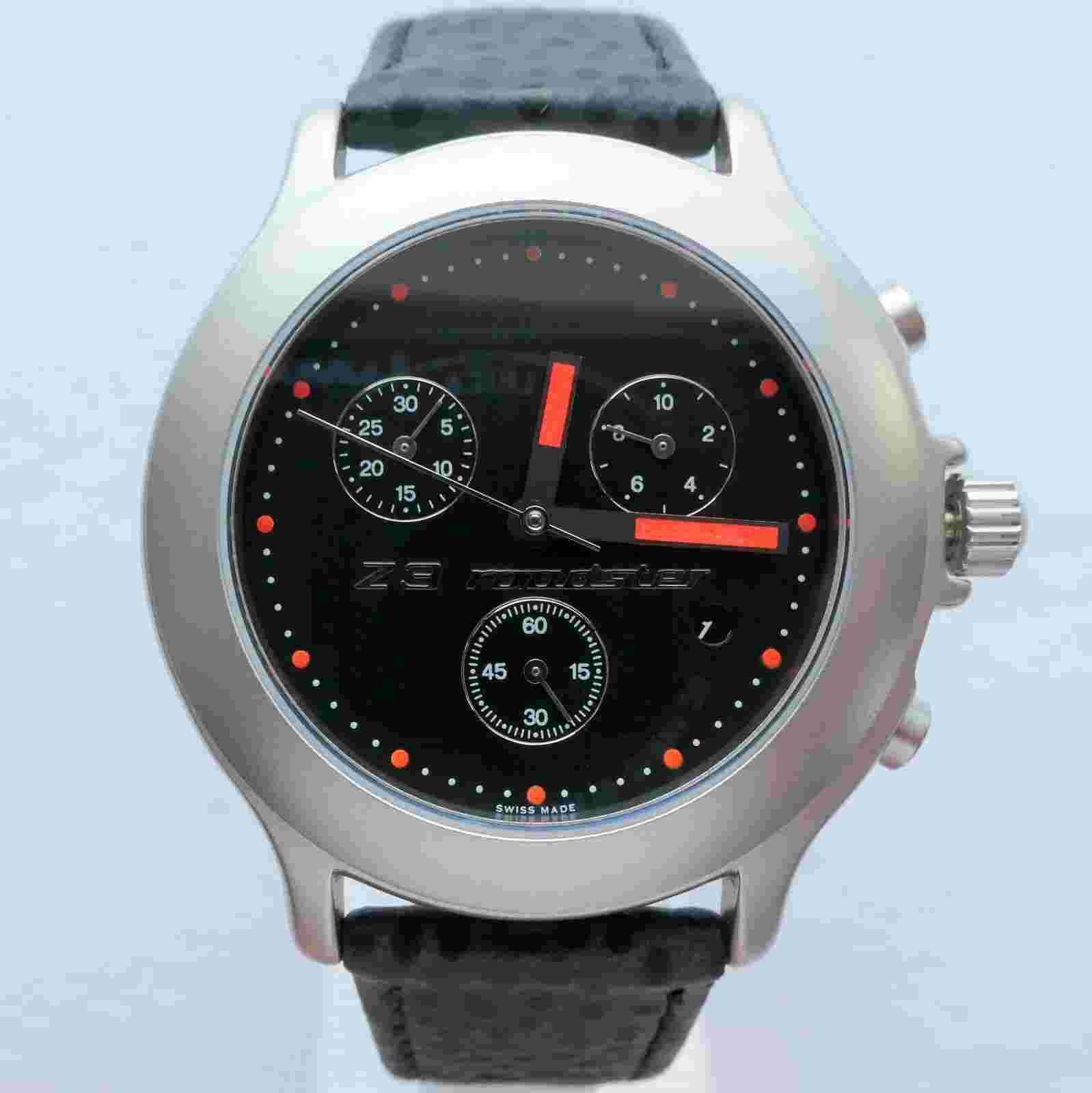 BMW Classic Z3 Roadster Car Accessory Sport Design Swiss Made Chronograph Watch