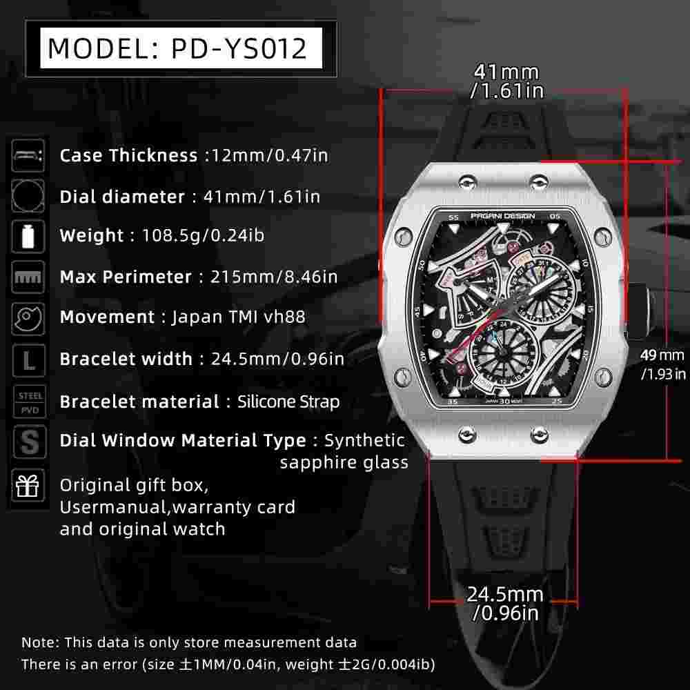 Pagani Design Luxury Top Class Men's Watch Wine Bucket High End Design