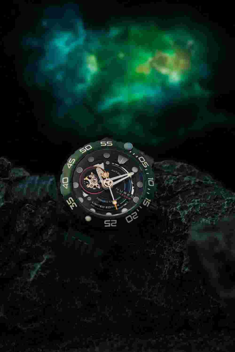 Nubeo Opportunity Carbon Fiber 48mm Japanese Automatic Wristwatch NB-6085-04