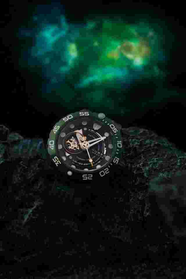 Nubeo Opportunity Carbon Fiber 48mm Japanese Automatic Wristwatch NB-6085-04