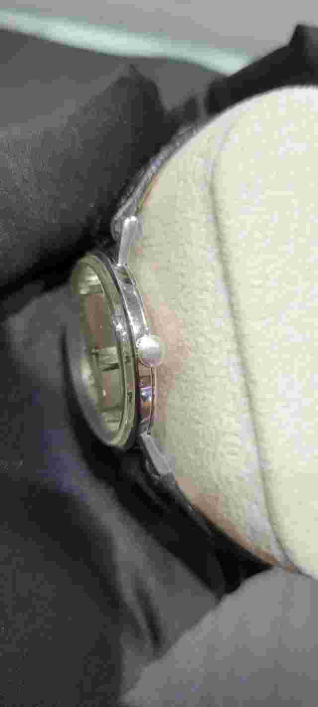 Vintage Paul Breguette Mystery Diamond Dial Wind-Up 14k Working Watch