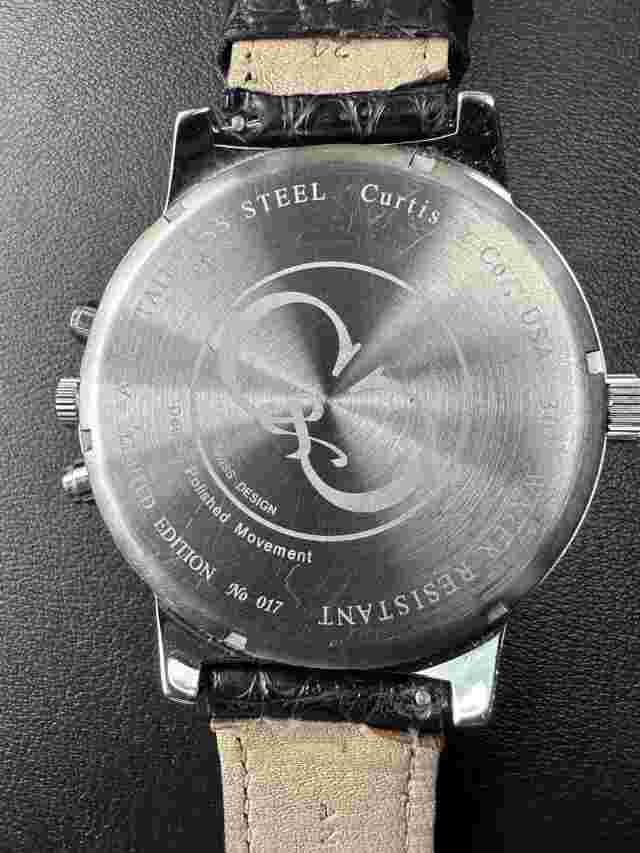 Rare and Collectible Curtis & Company Limited Edition Big Time Air Diamond Watch