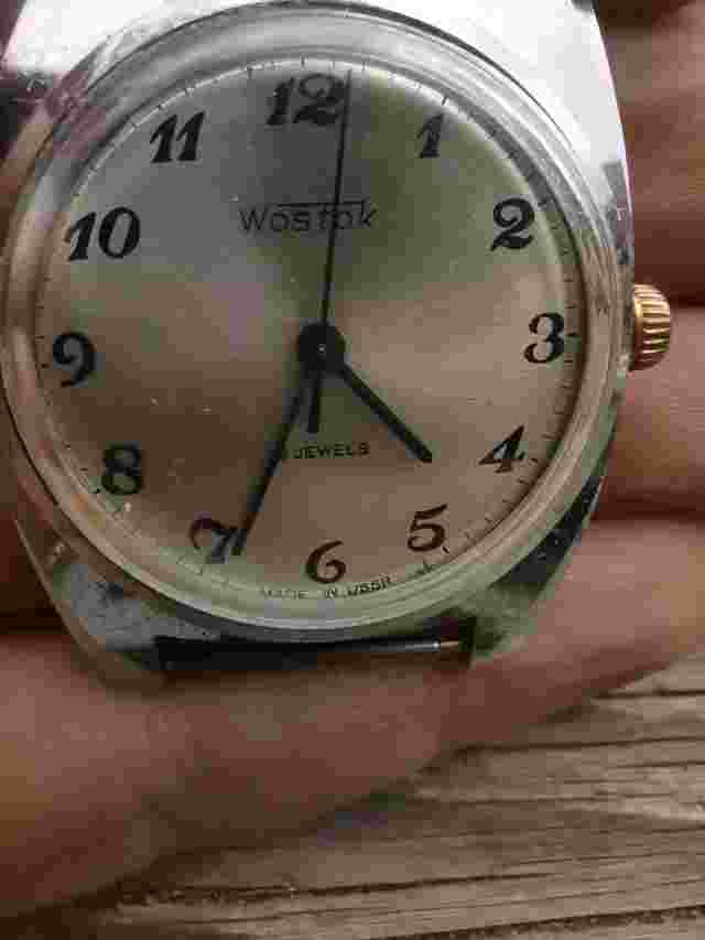 Watch USSR Vostok Mechanical Soviet Wristwatch Wostok Russian Vintage Rare