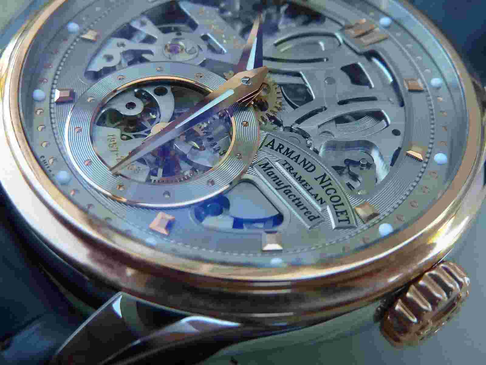 Armand Nicolet LS8 Men's 8620S-GL-P713GR2, Limited Edition, 18k gold, Brand New