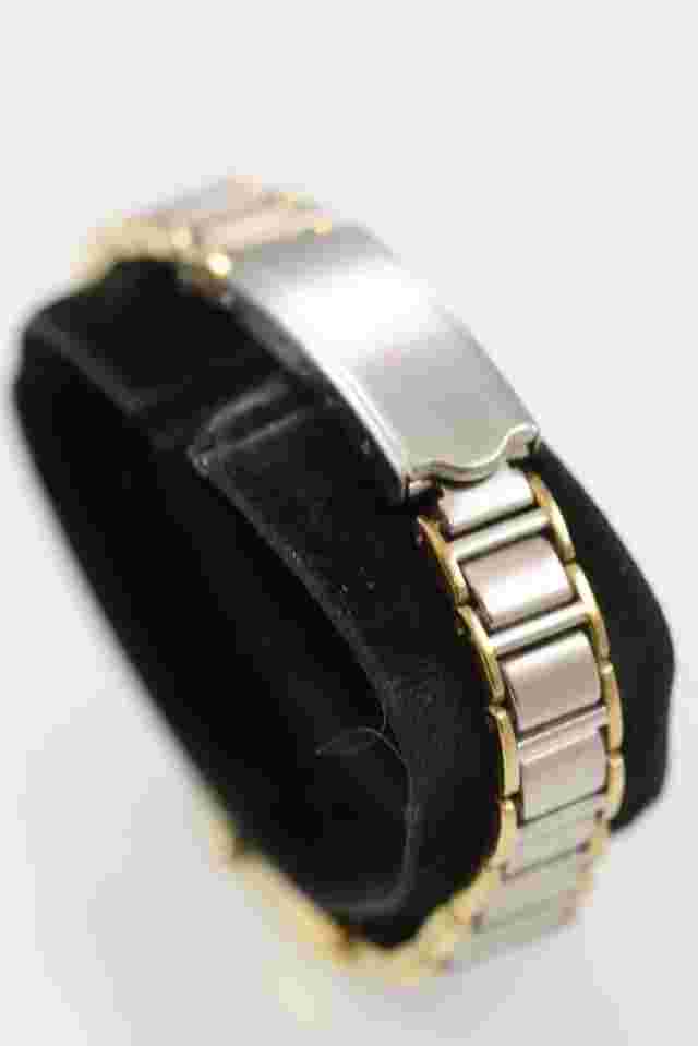 Sag Harbor Watch Women Silver Gold Stainless Steel Water Re Battery White Quartz