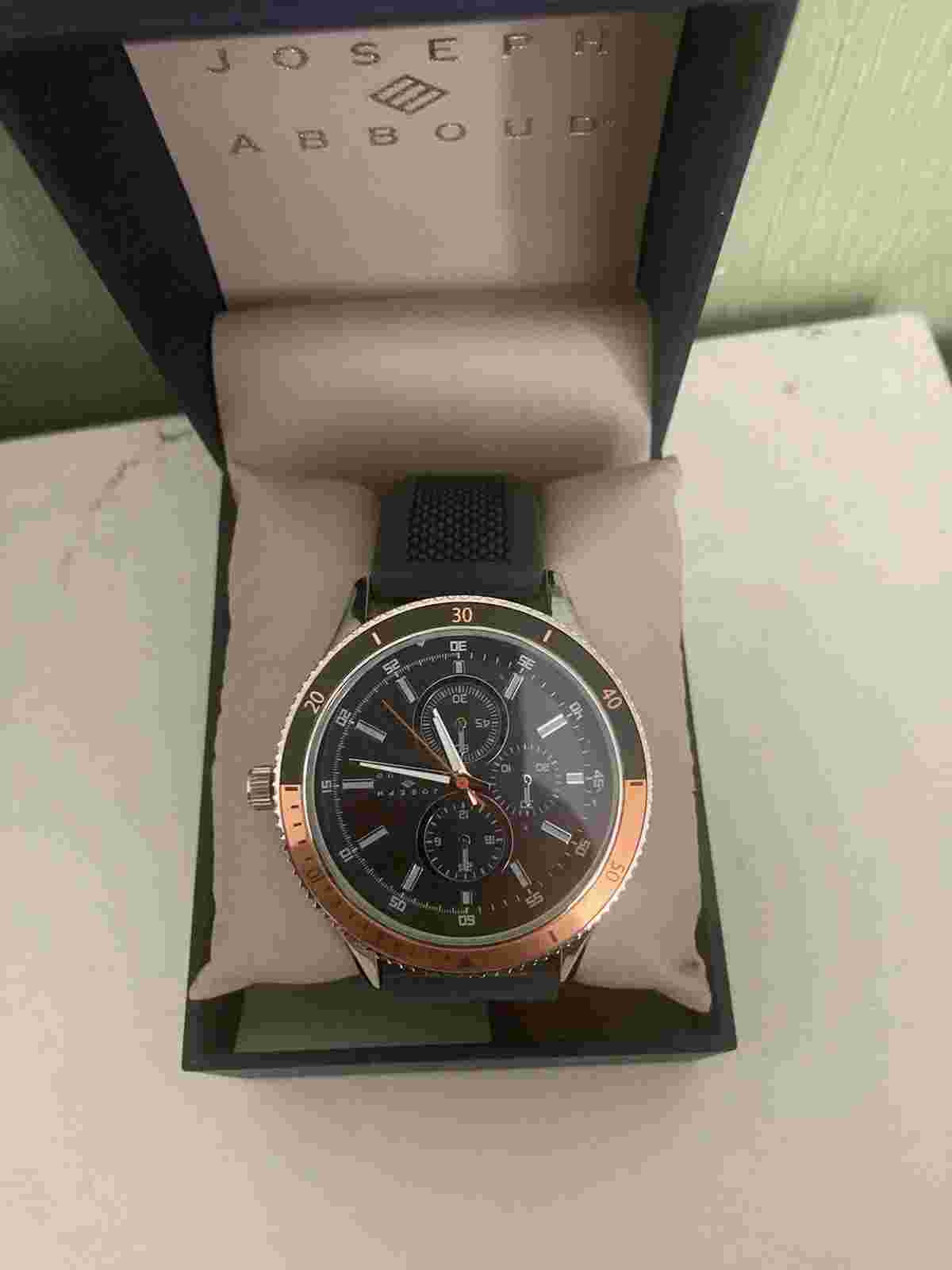 Joseph Abboud Men's Sport Wrist Watch Ref No. AB/5070SVGY $95