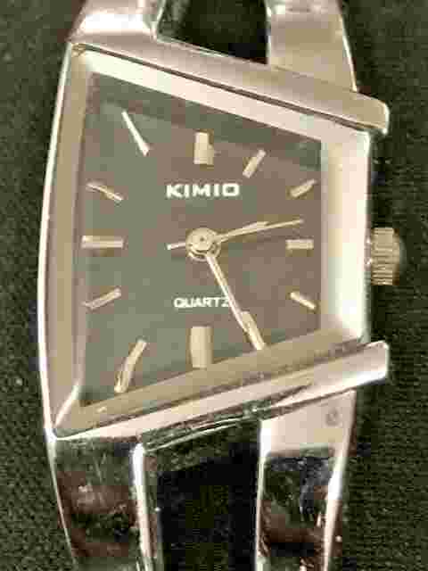 Contemporary Quaint Kimio K2557L Quartz Ladies Art Deco Chic Bangle Watch