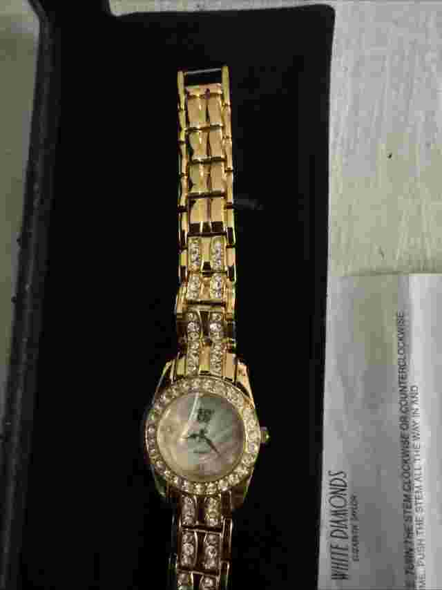 White Diamonds Elizabeth Taylor Watch