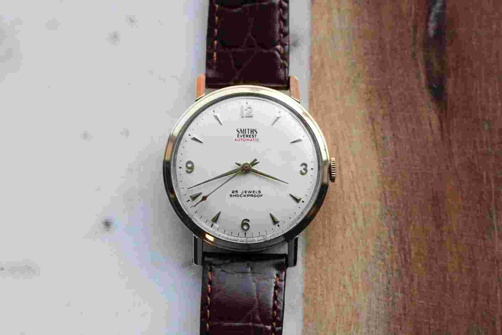 Smiths Everest Automatic 9ct Gold Wristwatch c.1966