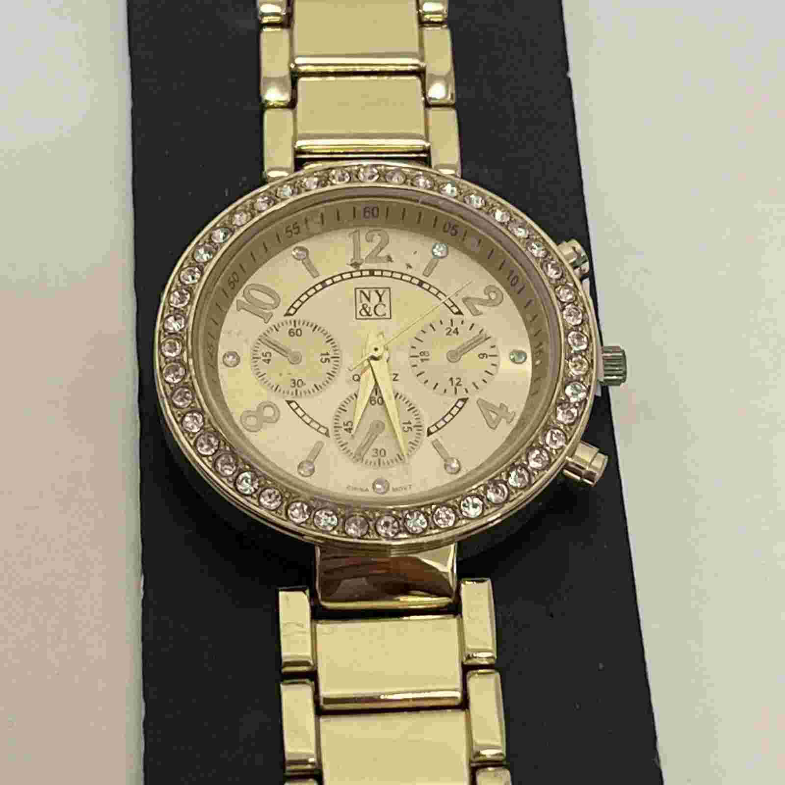 Ney York & Company Yellow Gold Woman’s Wrist Watch