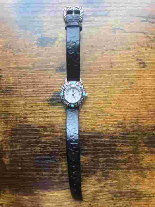 Carolyn Pollack Relios 925 Sterling Silver Watch Leather Band Simply Southwest