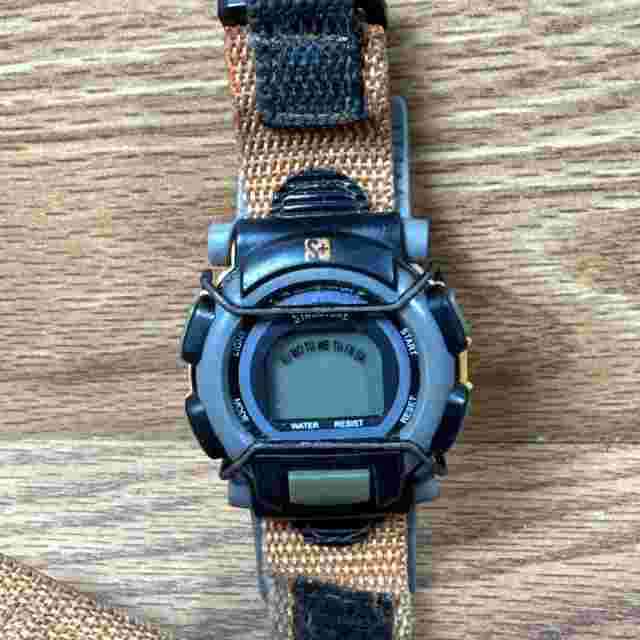 Structure S+ Orange Black Mens LCD Illuminator Sport Stainless