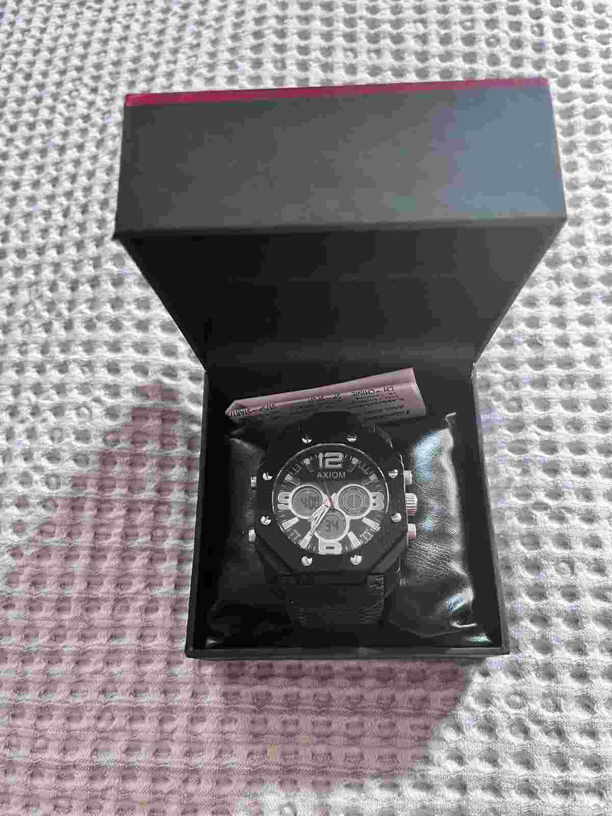 AXIOM Citizens Diver Watch black 50 M Water Resistant NIB New Men