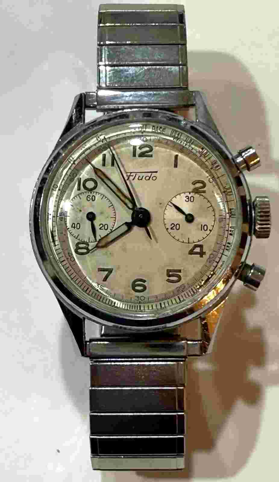 Vintage FLUDO Chronograph B37 85 Men's Watch